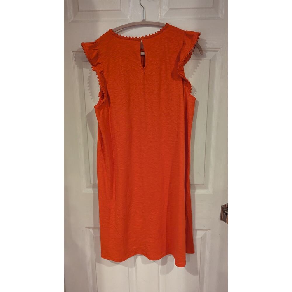 Boden Orange/Red Mini Dress - Picture 5 of 7